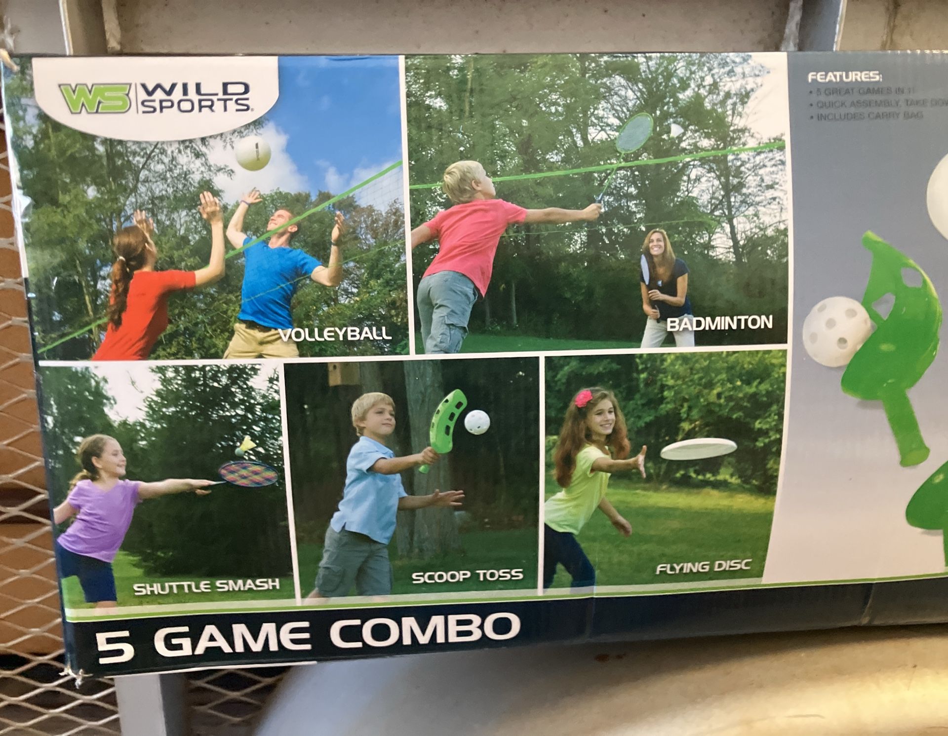 5 Game Combo Lawn Sports