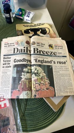 Daily news newspaper from sep 7th 1997