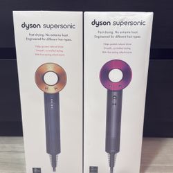 2 DYSON HD08 pink/gold color ways