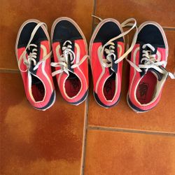 Vans 2 Pairs Size 5.5 & 6