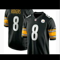 New Mens Pittsburgh Steelers Aaron Rodgers Black XL