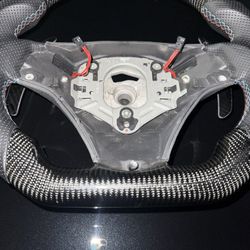 Carbon Fiber Steering Wheel w/ magnetic Paddle Shifters – BMW E9X