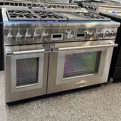 Thermador Pro Grand Stainless Steel 48” Wide All Gas Range 