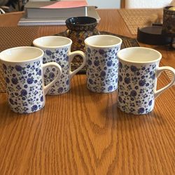 Lavender Field Mugs (set of 4) NEW IN BOX