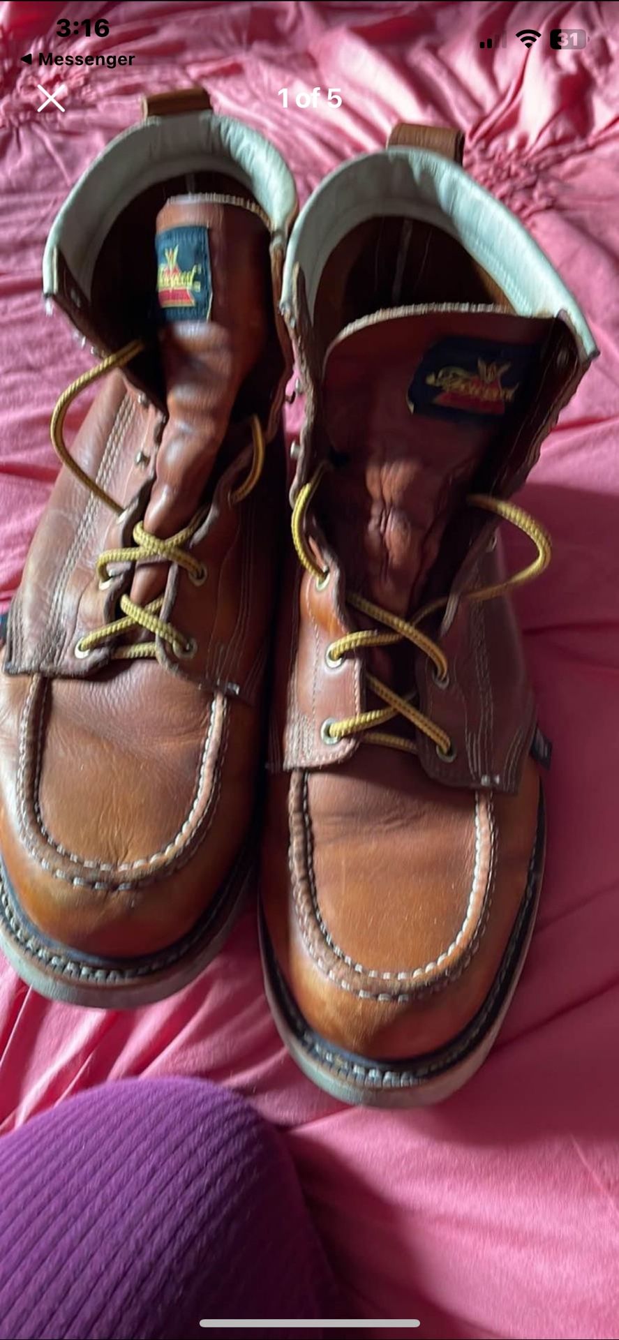 Thorogood Mens Sz 12 Boots