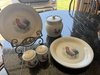 Rooster Home Garden Set
