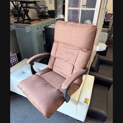 Floor Seating with Armrests, Padded Comfy Recliner