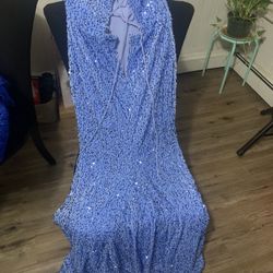 Light Blue Mermaid Dress