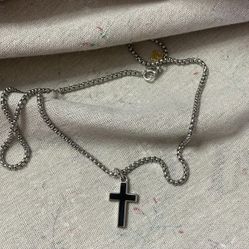 David Yurman   Exotic Stone Cross onyx 