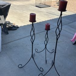 3 Candle Stands 