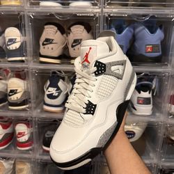 Air Jordan 4 White Cement 