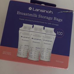 Breastmilk storage bags