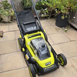 Ryobi 40v Hp Brushless 20-in Cordless Electric Battery Walk Behind Self Propelled Lawn Mower 