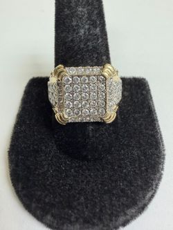 10K diamond ring size 10