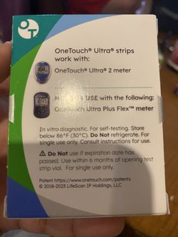 One Touch Ultra strips
