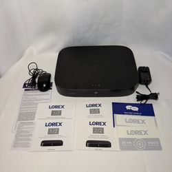 Lorex 4K 8ch Analog HD DVR 1HDD D861A8B-Z Security System Mouse Manual Works