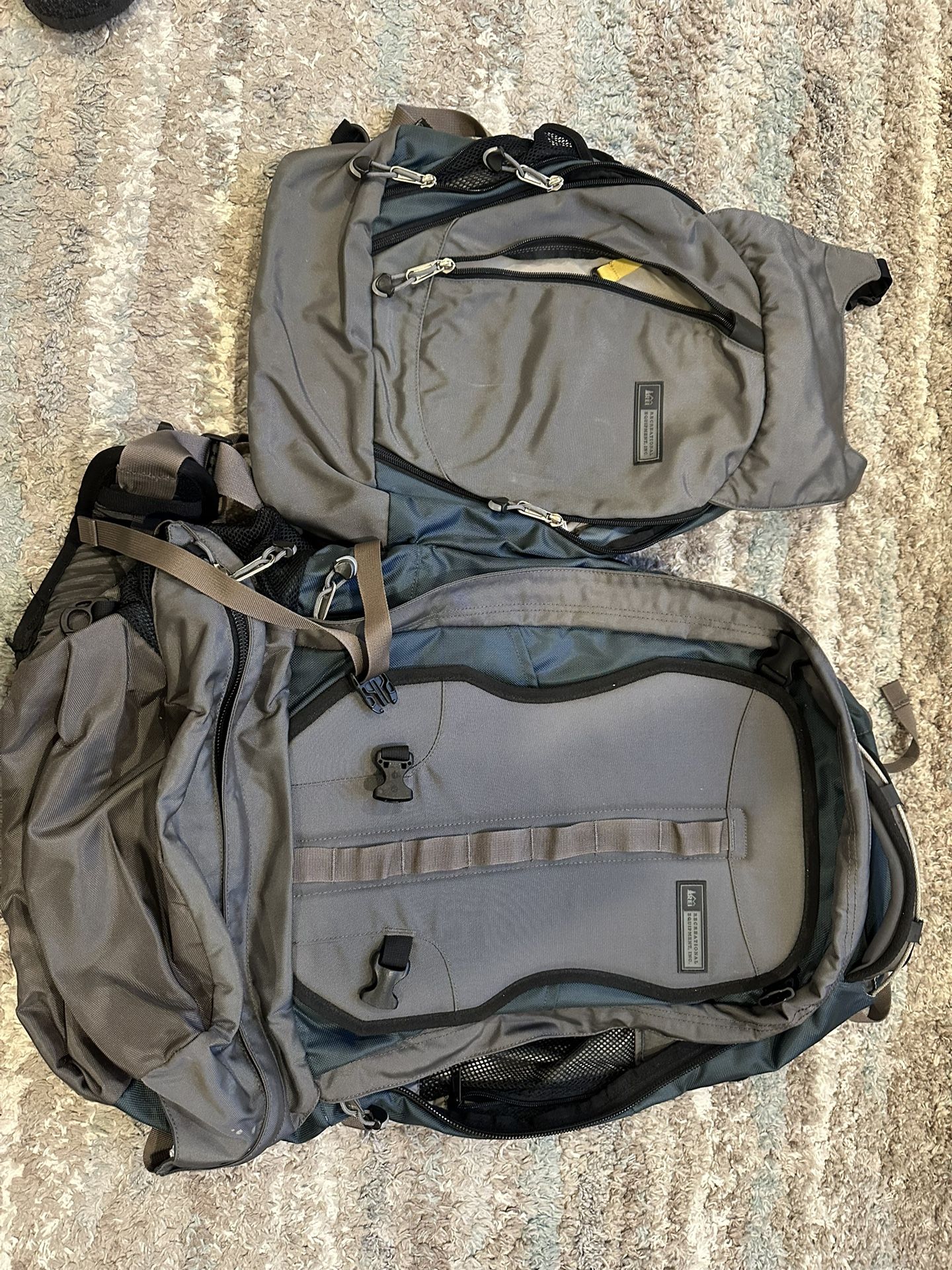 REI Travel Backpack + Day Pack