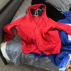 Red Burberry Hoodie