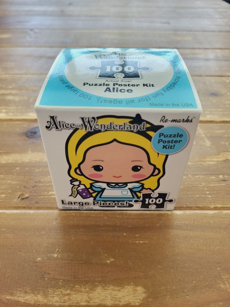 100 PIECES ALICE IN WONDERLAND PUZZLE
