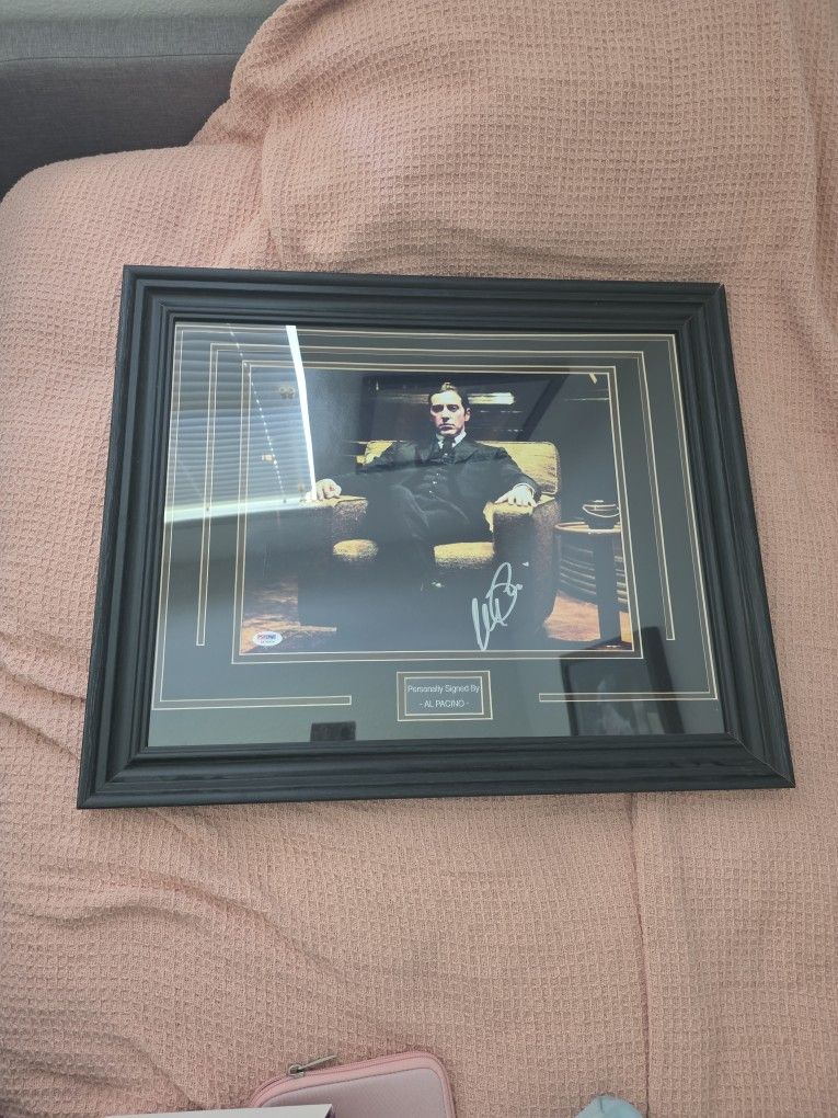 Original Al Pacino The Godfather Sign Autograph Photo Picture Certificate