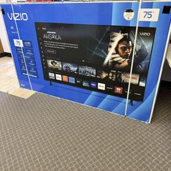 75 Tv Free Delivery $55 On Financing Six Month Warranty 75 Tv Vizio Smart 4k HDTV 