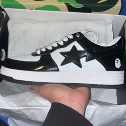 Bapesta (Black And White)