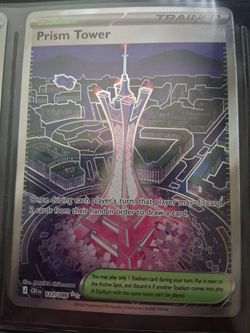Prism tower card