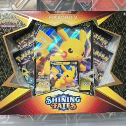 Pokémon TCG Shining Fates Collection Pikachu V - New/Factory Sealed Mint Rare