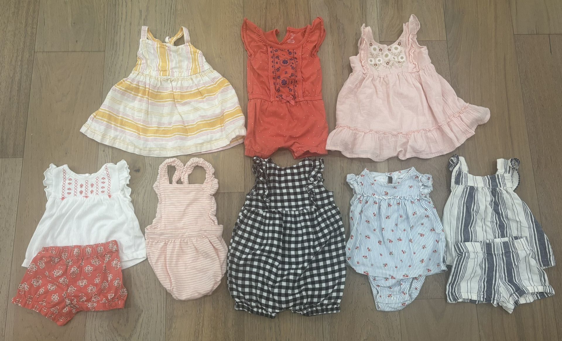 Bundle of 6-9 Months Girls Summer Clothes