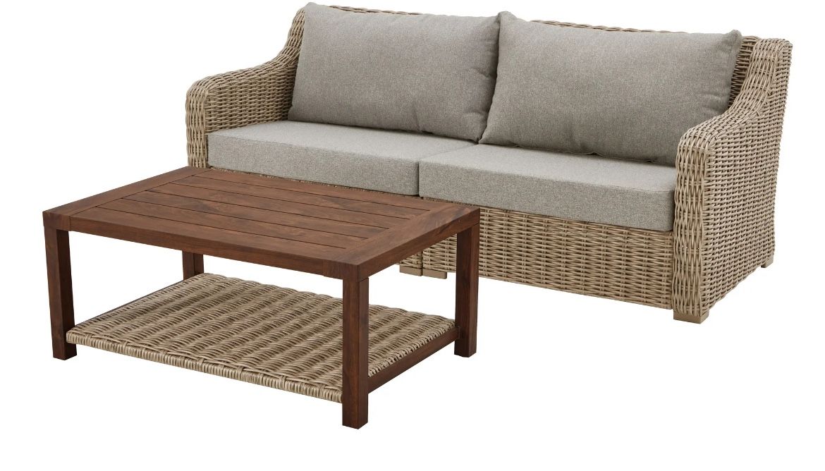 Sofa And Coffee Table Patio Set 