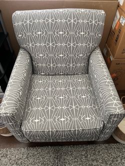 Fabric Covered Bedroom/ Living Room Chair