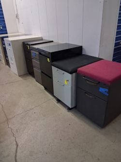 Lot of 6 Office Filing Cabinets $55 each
