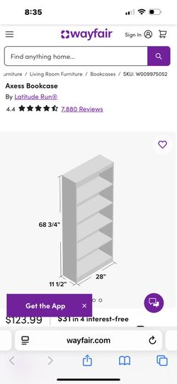 Wood Bookshelf