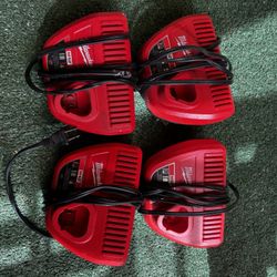 Milwaukee M12 Chargers 