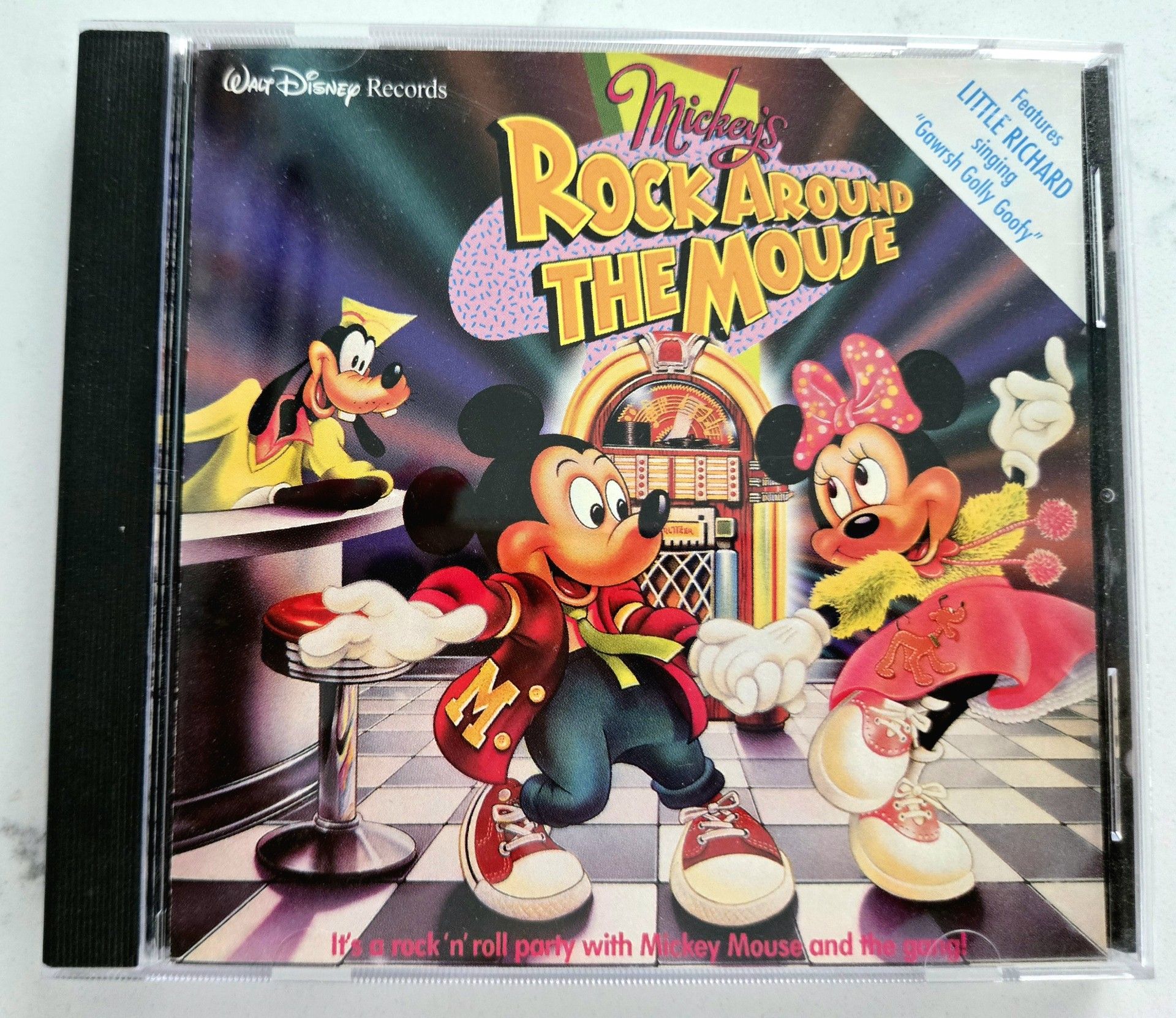 Mickeys Rock Around The Mouse CD Mickey Mouse 1997 Feat Little Richard Kids