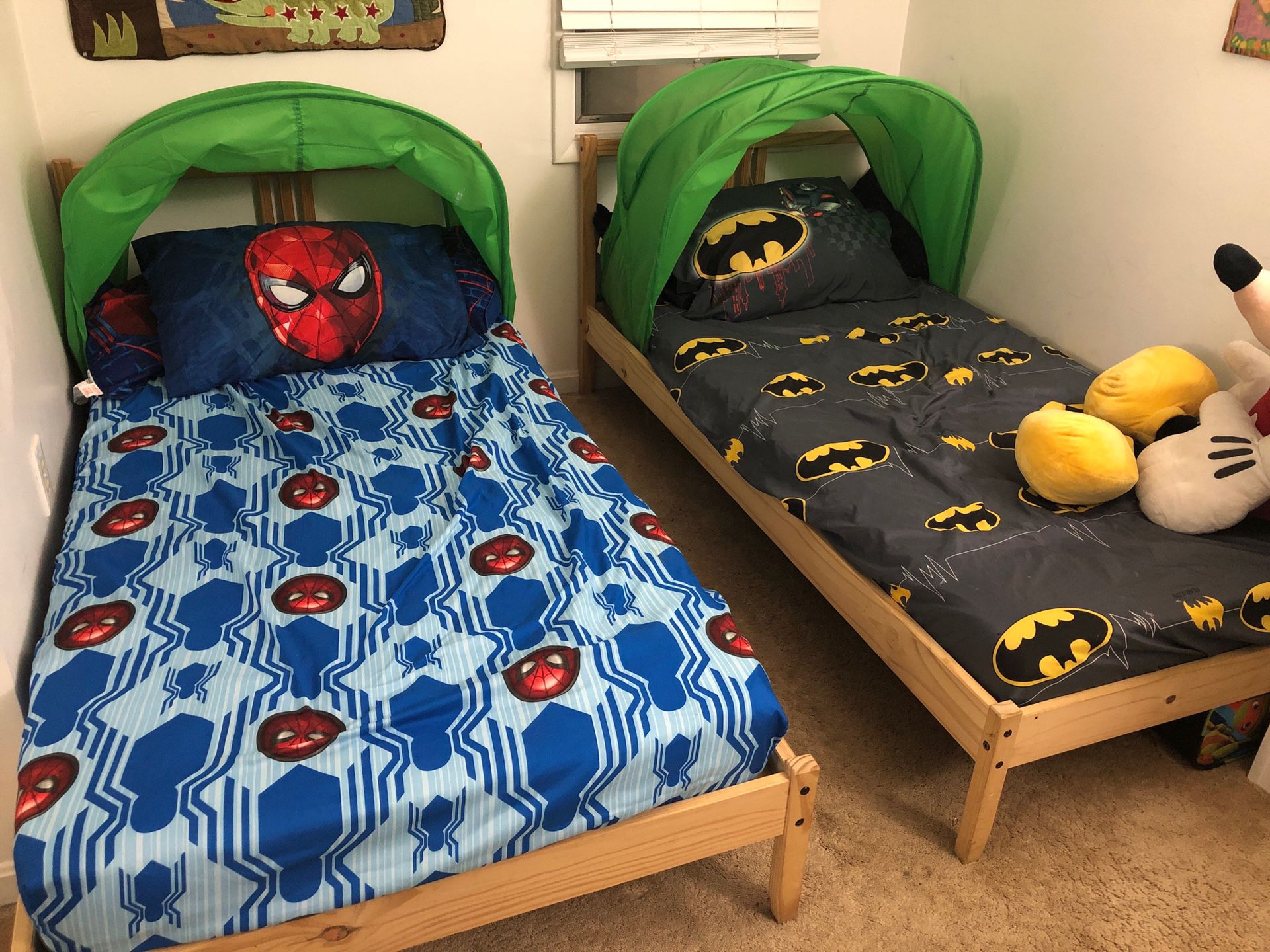 IKEA twin Tarva beds
