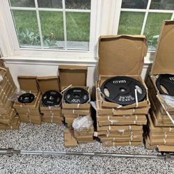 245 Lbs Of Olympic Weight Plates