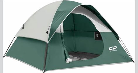 3 Person Tent, Dome Tents for Camping with Rainfly, Waterproof Camping Tent Easy Set Up, Portable Family Tent with Large Mesh Window & Carry Bag for O