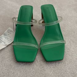 The Drop Avery 2 Strap Heels 