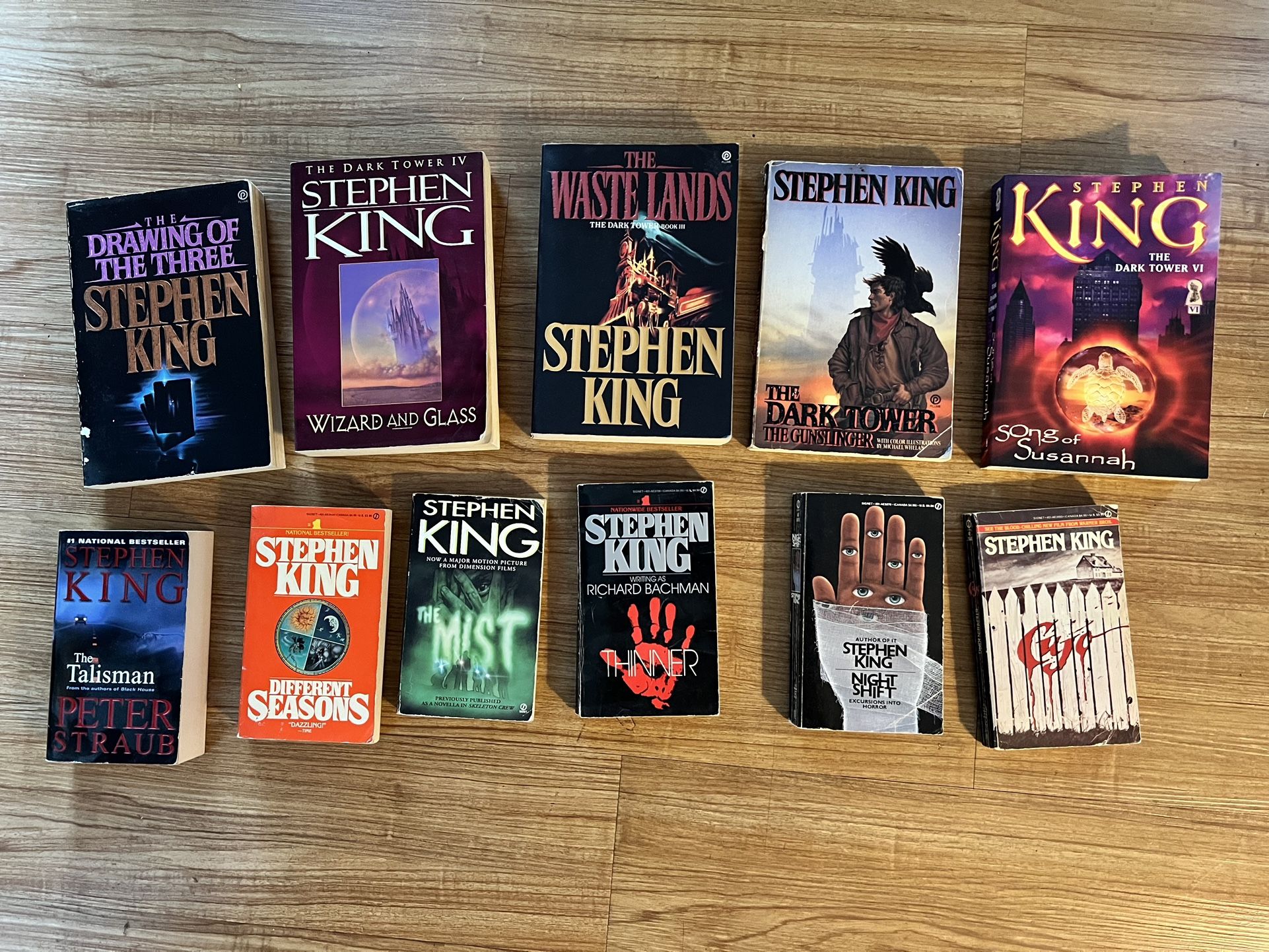 Stephen King various paperbacks