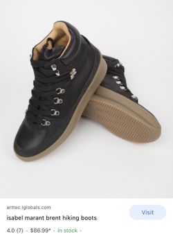 sabel marant brent hiking boots 7.5