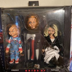 Neca Chucky and Tiffany
