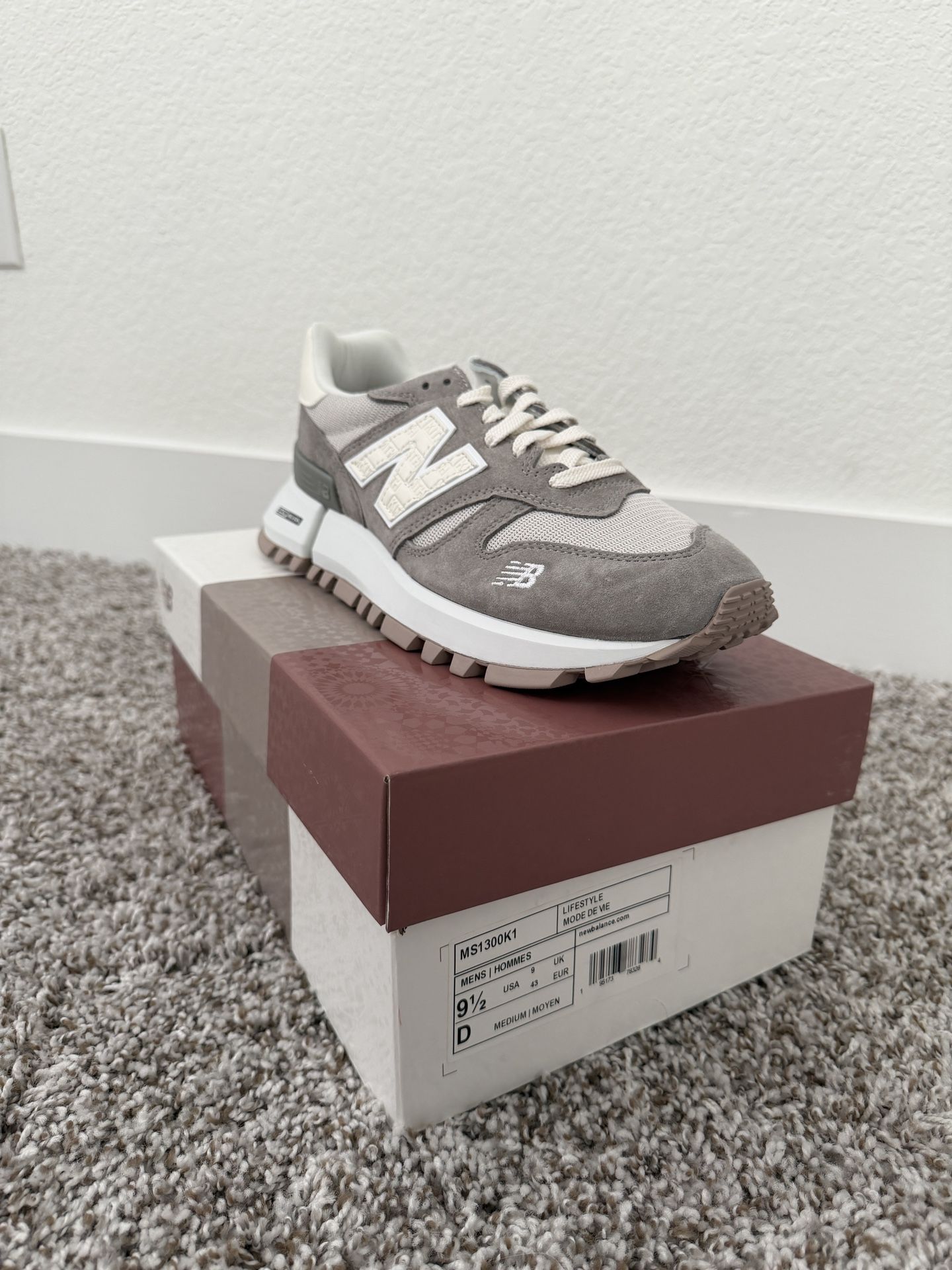 Size 9.5 - Ronnie Fieg x New Balance RC 1300 10th Anniversary - Elephant Skin