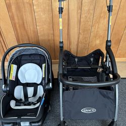 Graco Newborn Car seat And Stroller