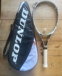 Dunlop Aeroge! tennis racket with matching case