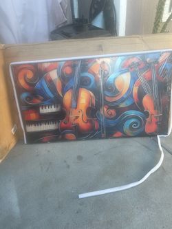 Music canvas art