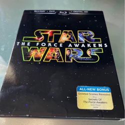 Star Wars The Force Awakens (Blu Ray DVD + Digital HD 2015 