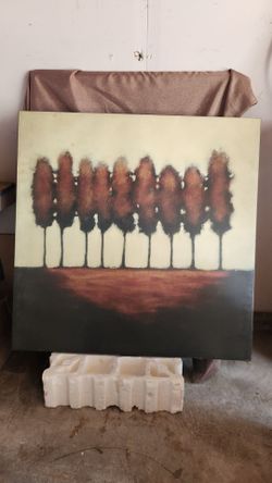 Large Abstract Tree Wall Decor – 4 Feet by 4 Feet