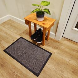 Handmade Natural Wood Accent Stool / Small Side Table
