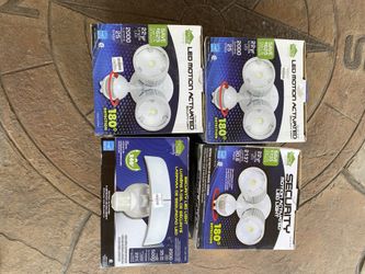 Led motion activated security lights